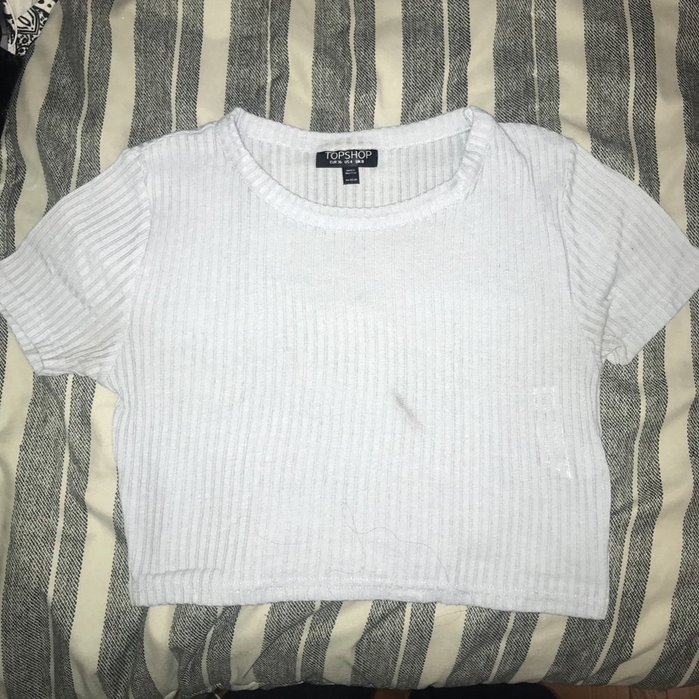 Ribbed crop top